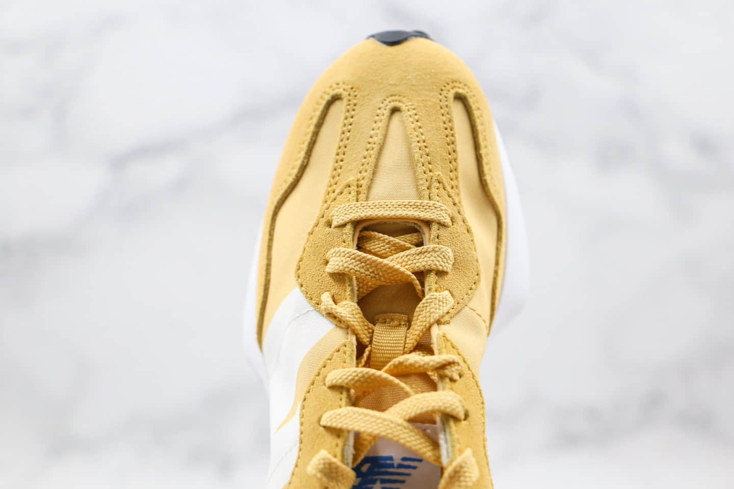 新百伦New Balance 327纯原版本NB327慢跑鞋黄色原鞋打版原盒原标 货号：WS327CPF