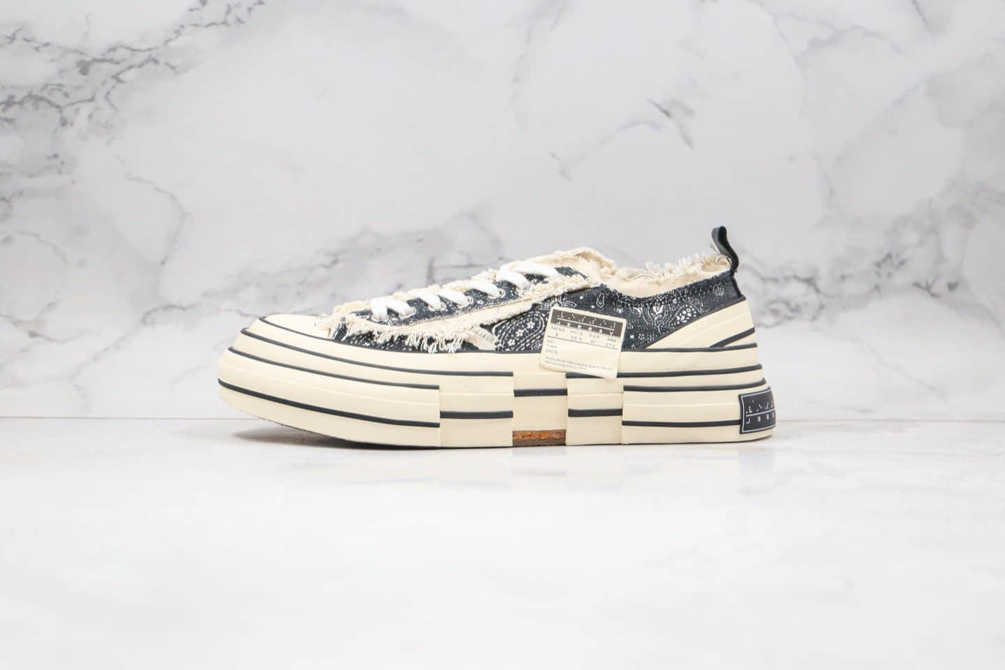 吴建豪低帮解构重叠木酥鞋腰果花配色出货