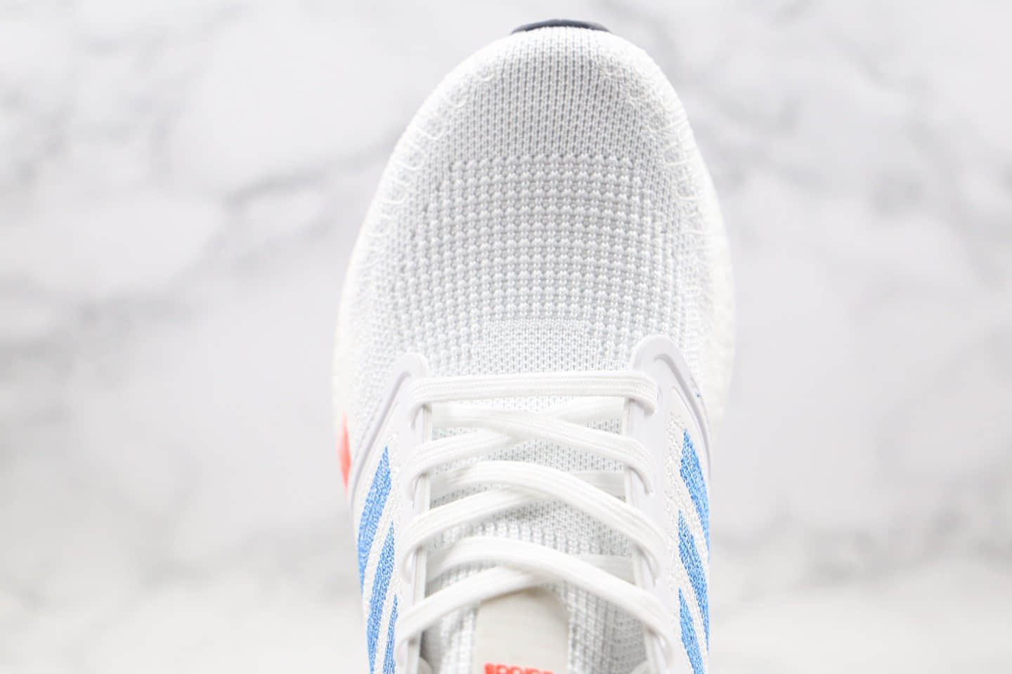 阿迪达斯Adidas Ultra Boost 20 Consortium纯原版本北美限定UB6.0白蓝橙色爆米花跑鞋原厂巴斯夫大底 货号：FY3453