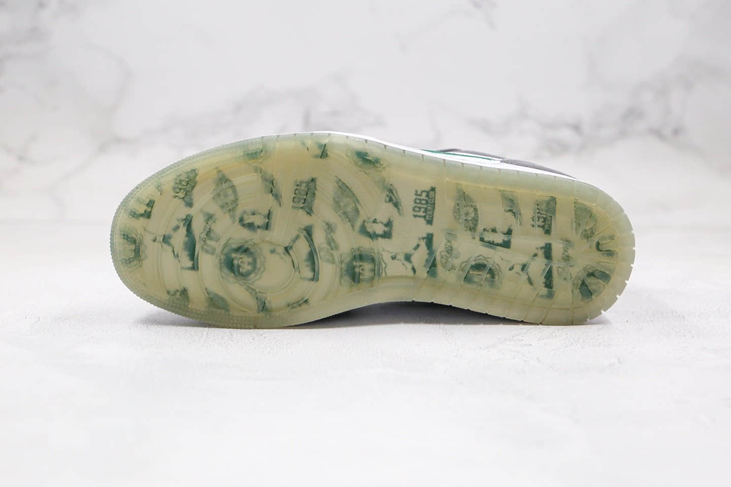 乔丹Air Jordan 1 low纯原版本低帮AJ1灰绿色麂皮配色篮球鞋内置气垫原档案数据开发 货号:309192-131