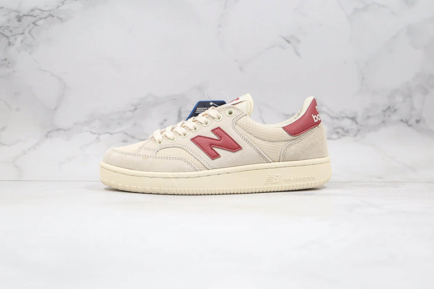 公司级版本新百伦NB板鞋米白红色出货