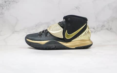 耐克Nike Kyrie 6纯原版本欧文6代黑金色实战篮球鞋原档案数据开发内置气垫支持实战 货号：BQ4630-501