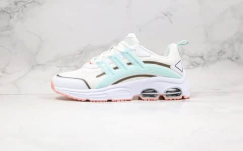 阿迪达斯Adidas QUADCUBE纯原版本清风系列白蓝色慢跑鞋原鞋开模一比一打造 货号：FX0271