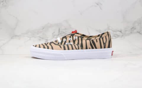 万斯Vans Era 95 DX公司级版本低帮安纳海姆斑马豹纹帆布鞋原档案数据开发