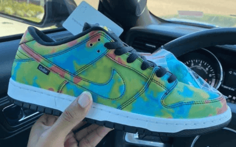 热感变色鞋面！Civilist x Nike SB Dunk Low首度曝光！ 货号：CZ5123-001