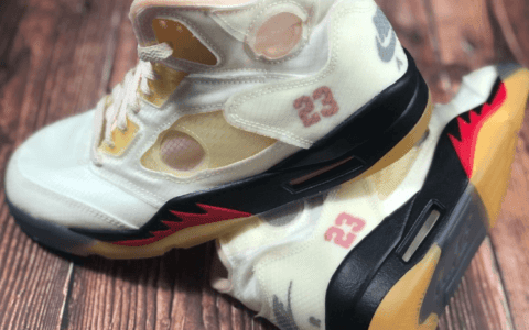 流川枫 OW x AJ5“Sail”实物细节图曝光！年底发售！ 货号：CT8480-100