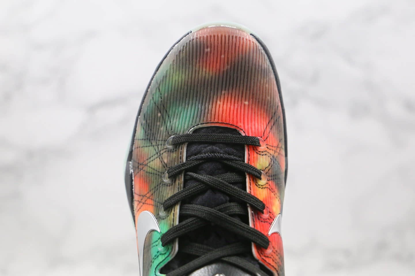 耐克Nike Zoom Kobe VII纯原版本科比7代黑绿橙色渐变篮球鞋内置碳板支持实战 货号：520810-001