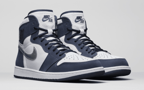 日本限定AJ1午夜蓝下月底发售！气质高级！ 货号：DC1788-100