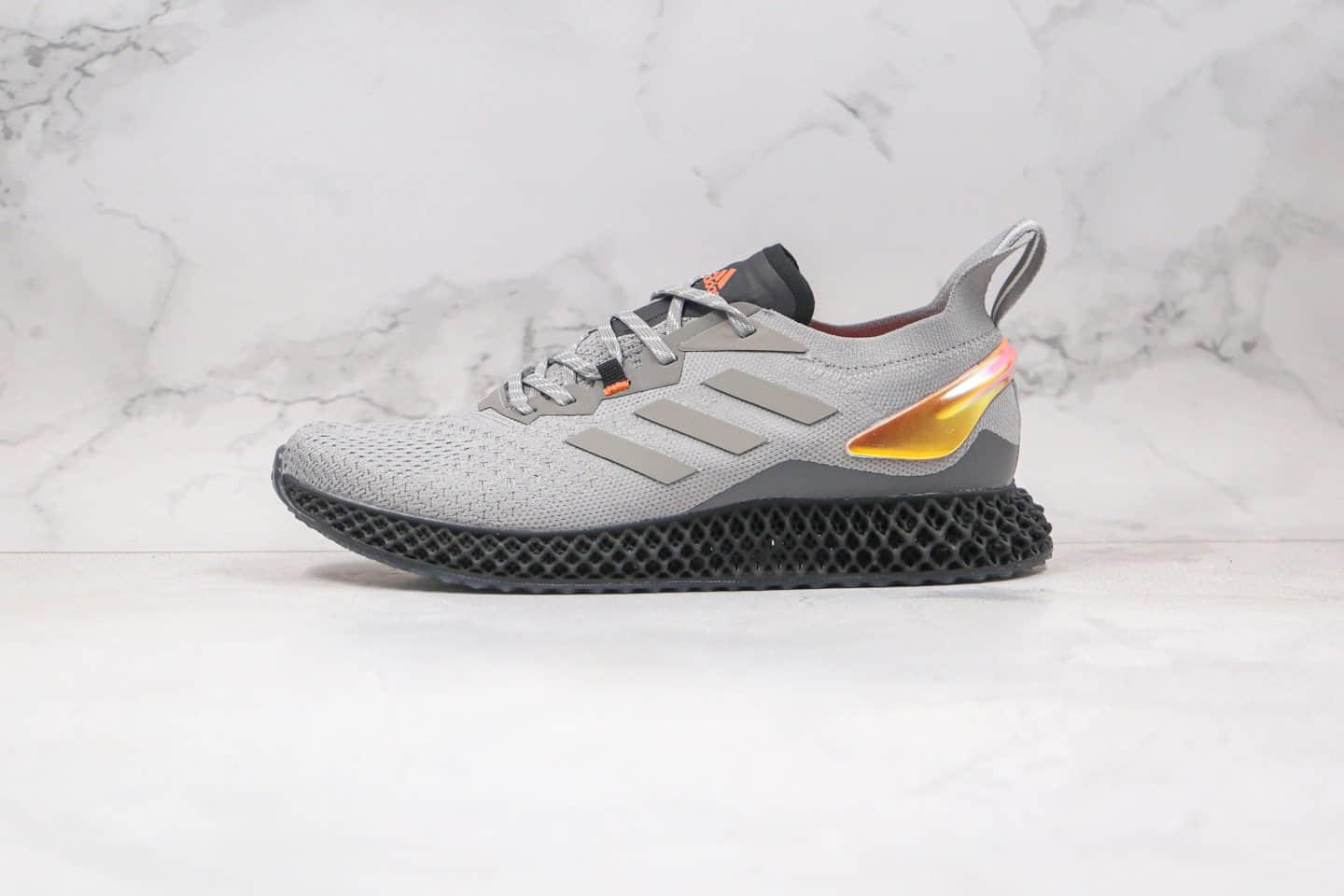 阿迪达斯adidas X90004D公司级版本科技跑鞋针织跑鞋灰银黄原鞋开模 货号:FW7091