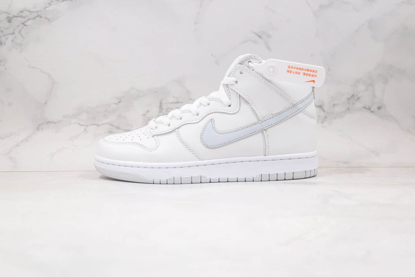 耐克Nike SB Dunk High Pro 2020纯原版本高帮SB DUNK白灰色板鞋原档案数据开发 货号：CZ8149-101