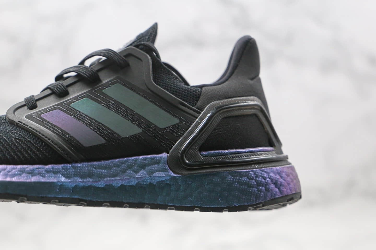 阿迪达斯Adidas Ultra Boost 20 Consortium纯原版本爆米花跑鞋UB系列黑镭射原鞋开模一比一打造 货号:G55839