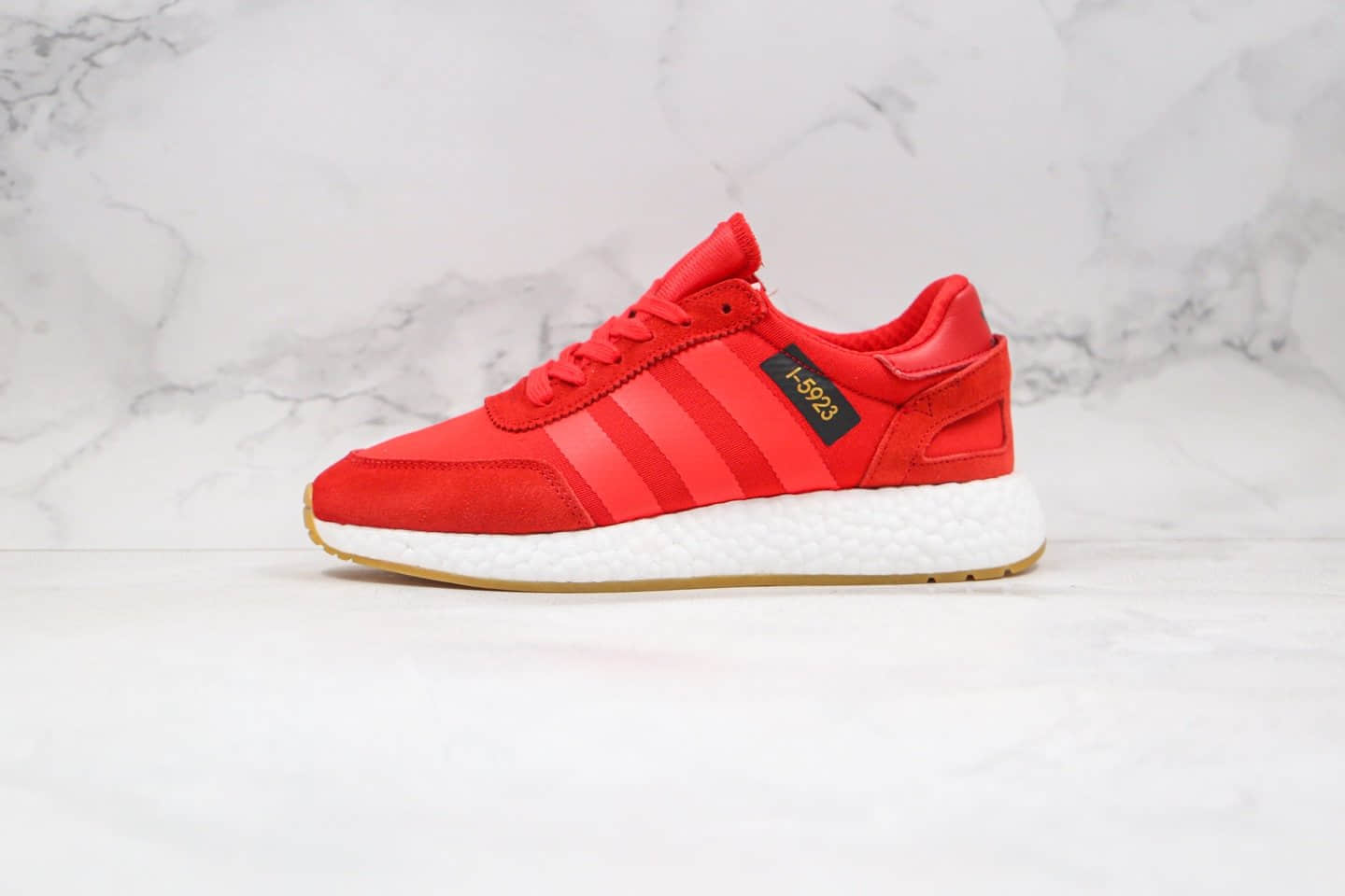 阿迪达斯Adidas Originals L-5923纯原版本三叶草爆米花跑鞋L-5923红色原档案数据开发 货号：B42225