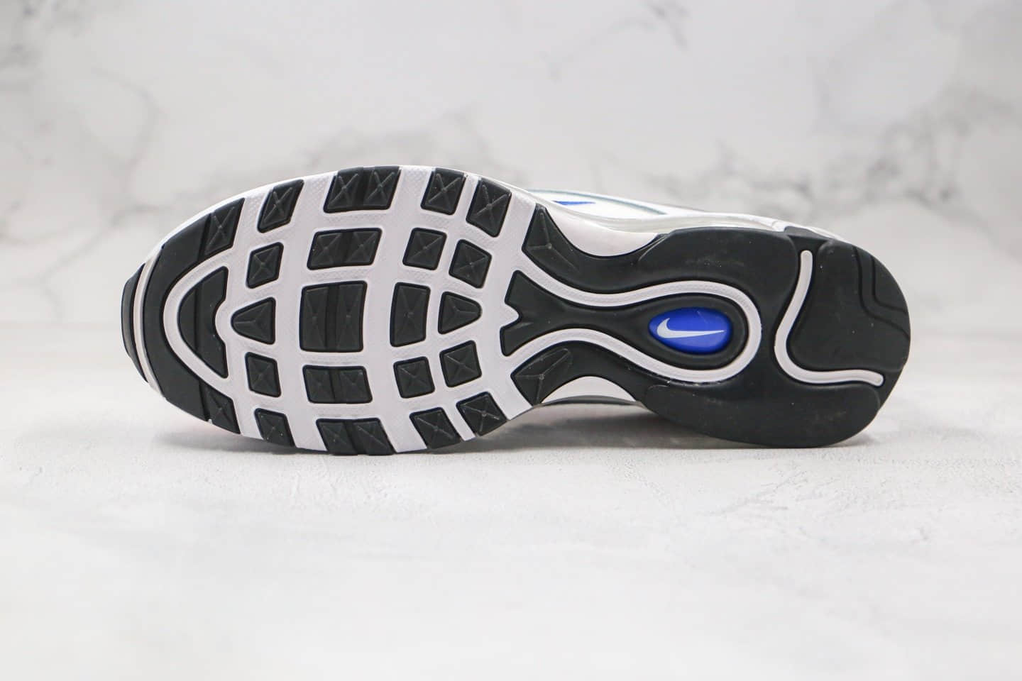 耐克Nike Wmns Air Max 97纯原版本子弹气垫鞋Max97新白红色内置真小潘气垫 货号:CZ6087-101