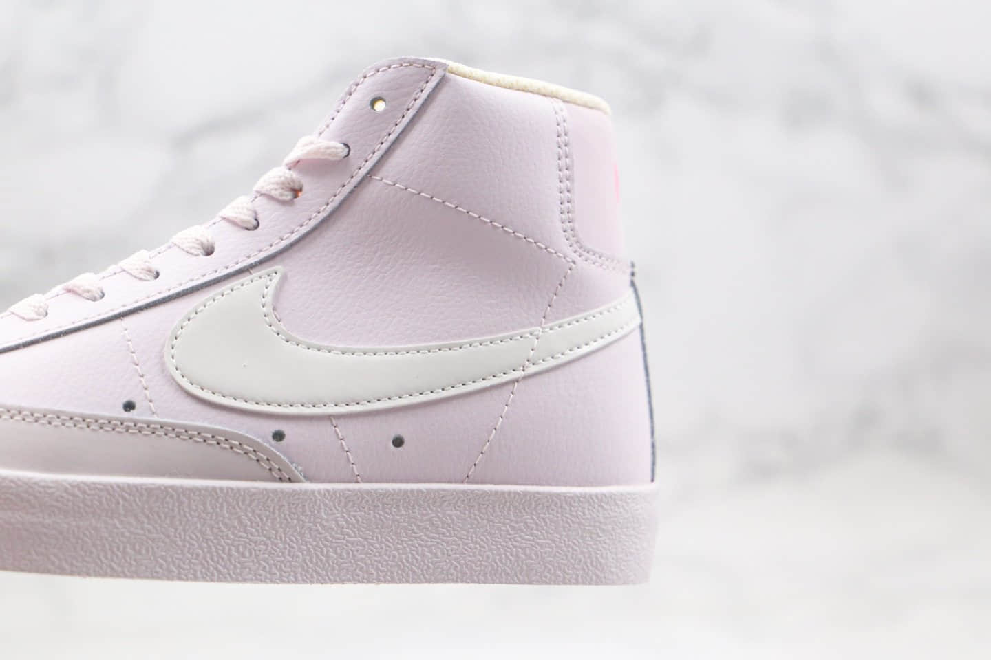 耐克NIKE ZOOM BLAZER MID纯原版本中帮开拓者浅紫色硫化板鞋原鞋开模一比一打造 货号：CZ0376-500