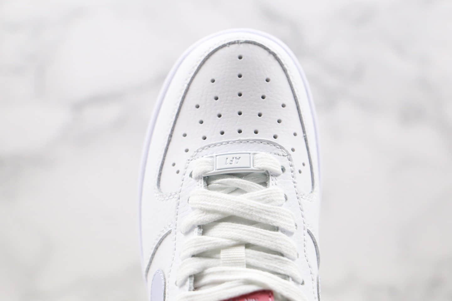 耐克Nike Air Force 1 07纯原版本低帮空军一号白浅紫粉色板鞋内置气垫原盒原标 货号:315115-156