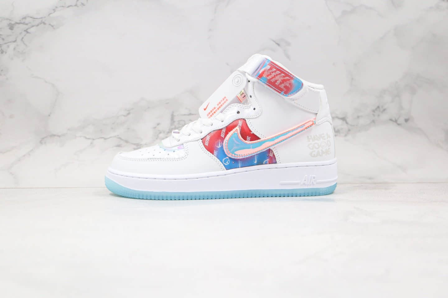 耐克Nike Air Force 1 Hi LX“Good Game”纯原版本高帮AF1空军一号电玩像素炫彩镭射换钩原标原盒 货号:DC2111-191