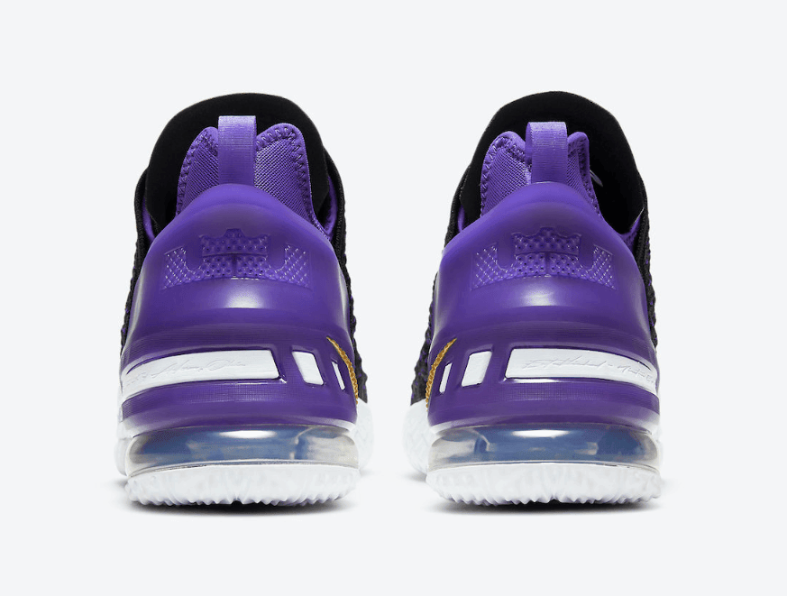 詹姆斯最新战靴 LeBron 18湖人配色曝光!10月23日发售! 货号:CQ9283-004