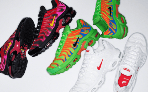 骚气复古跑鞋！Supreme x Nike Air Max Plus联名来袭！