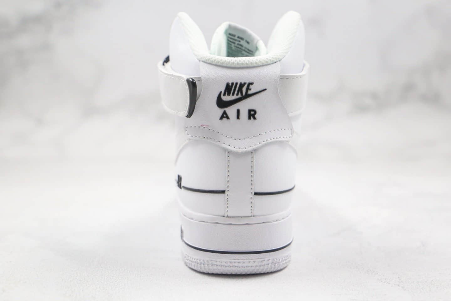 耐克Nike Air Force 1 High纯原版本空军一号高帮AF1白黑解构内置全掌Solo气垫 货号:CJ1385-100