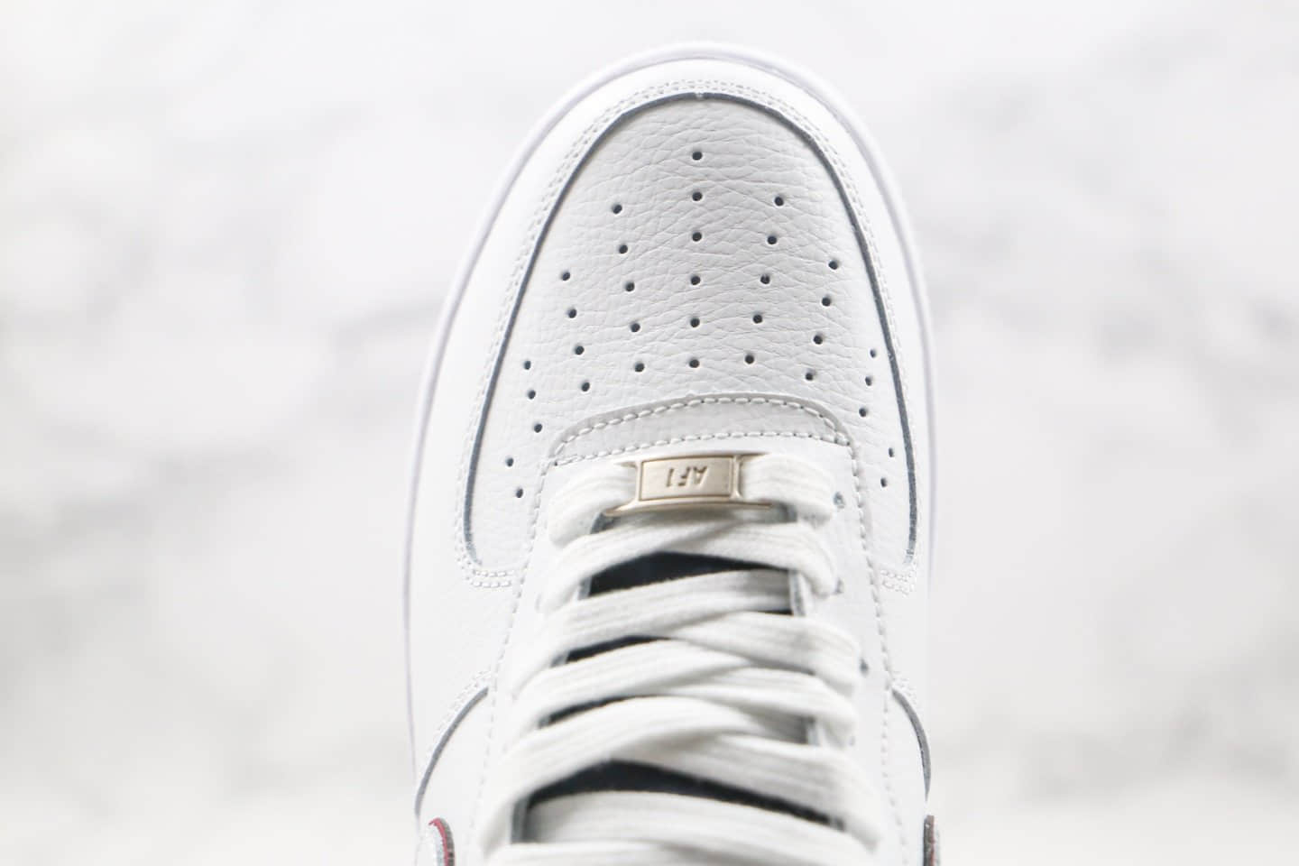 耐克Nike Air Force 1 Low纯原版本空军一号低帮AF1白红色正确中底拉帮 货号:AH0287-212