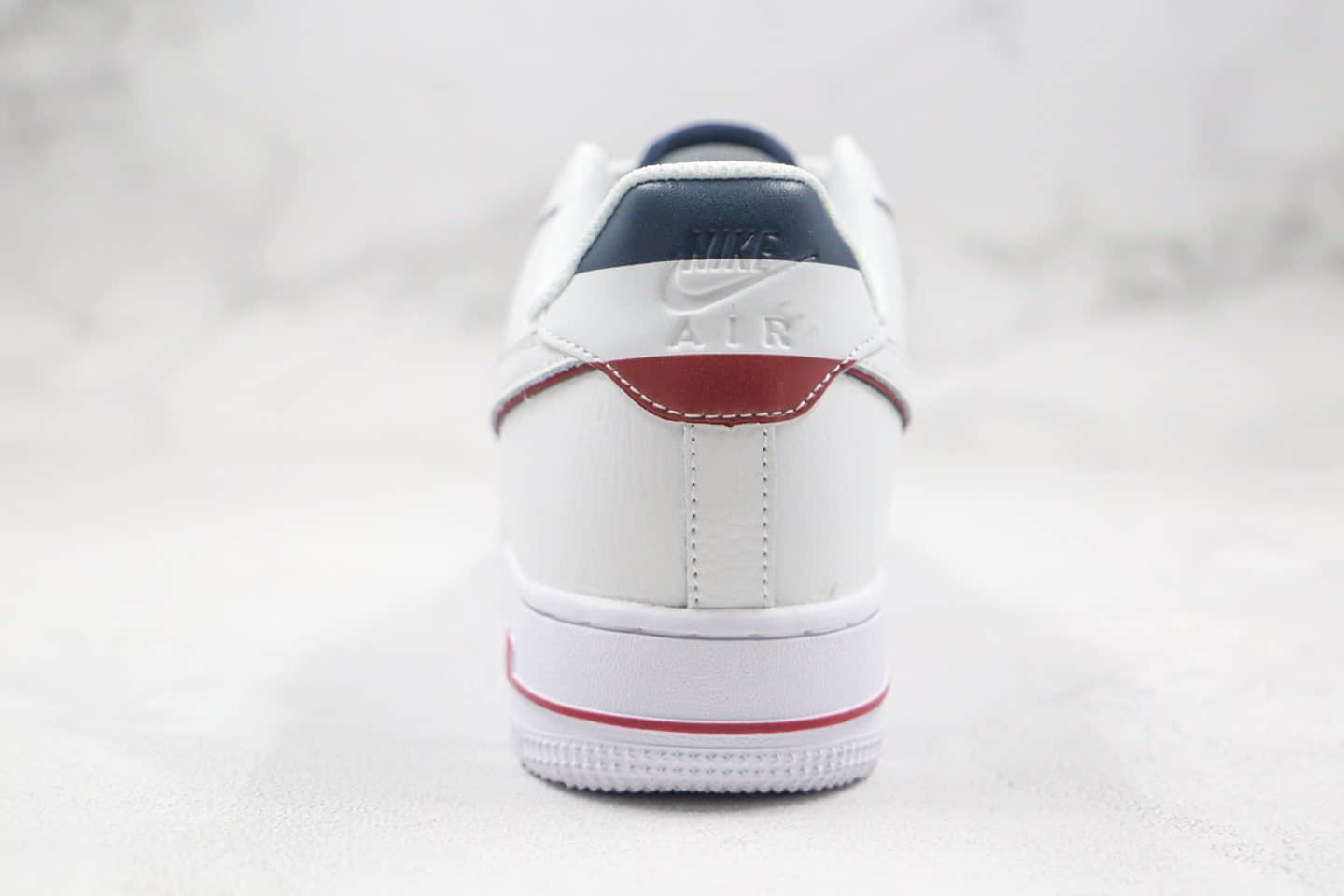 耐克Nike Air Force 1 Low纯原版本空军一号低帮AF1白红色正确中底拉帮 货号:AH0287-212