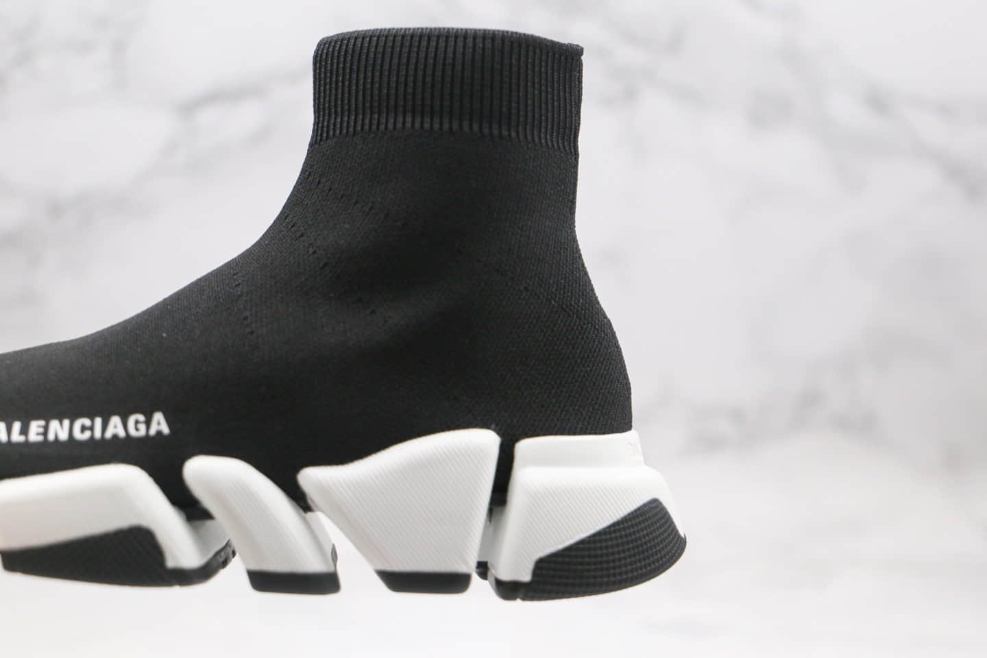 巴黎世家Balenciaga SPEED 2.0纯原版本袜子鞋二代黑白色原档案数据开发原盒配件齐全