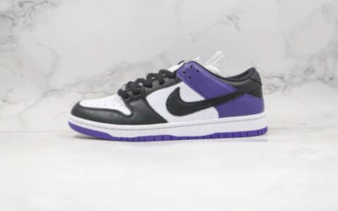 耐克Nike SB Dunk Low Court Purple纯原版本低帮SB DUNK恶人紫配色板鞋原档案数据开发 货号：BQ6817-500