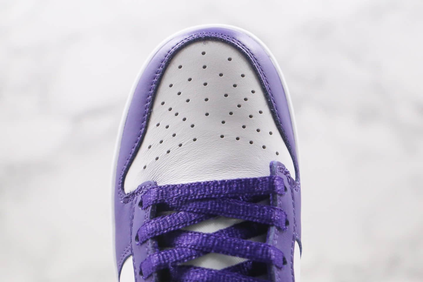 耐克Nike SB Dunk High Pro Varsity Purple纯原版本高帮SB DUNK果冻底白紫色板鞋内置后跟Zoom气垫 货号:DC5382-100