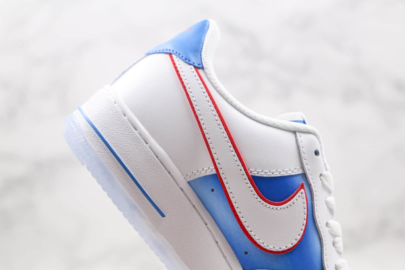 耐克Nike Air Force 1 Low纯原版本低帮空军一号蓝天白云板鞋内置全掌Sole气垫 货号：DC1404-100