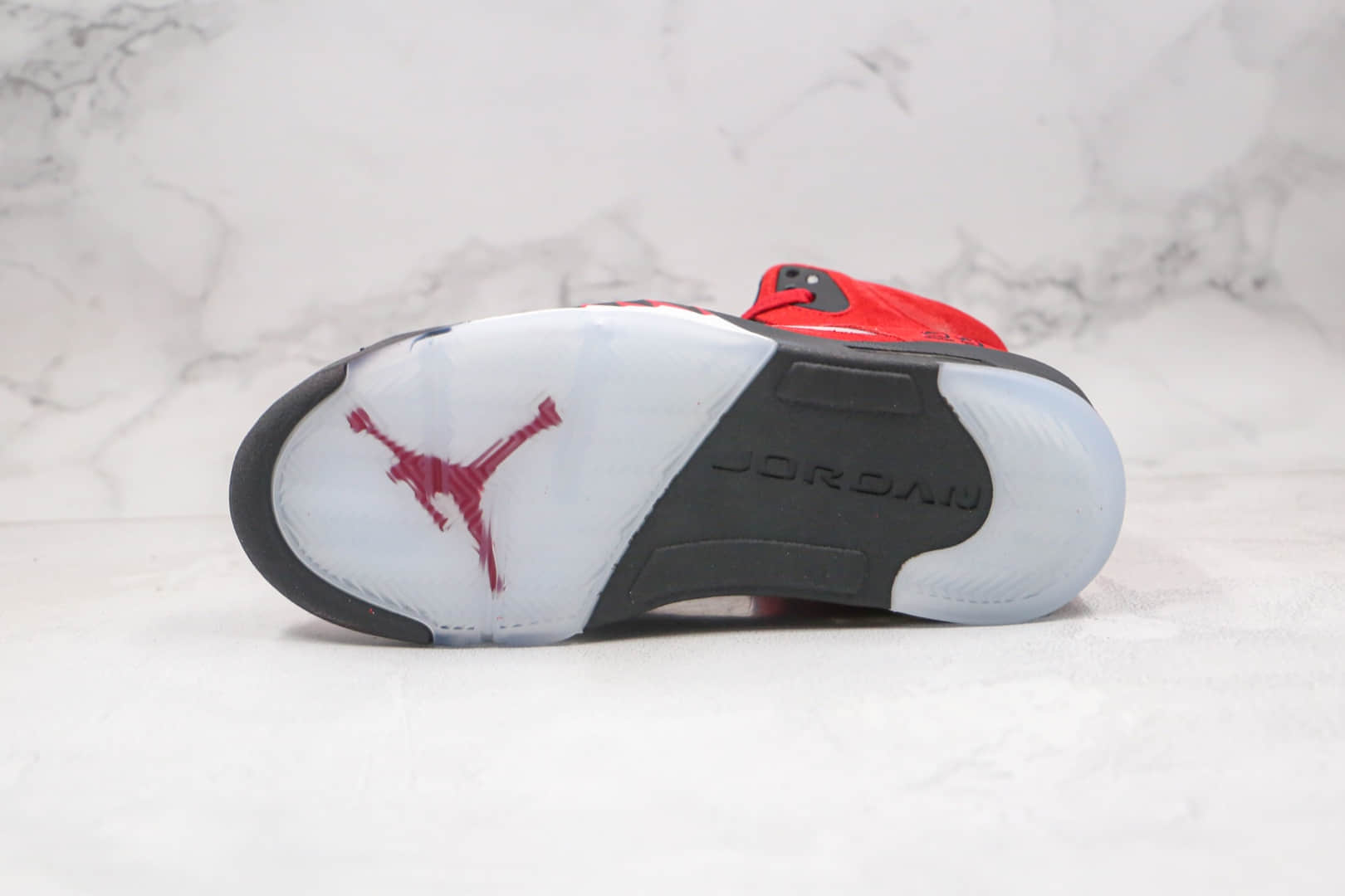 乔丹Air Jordan 5 Raging Bull纯原版本麂皮公牛队大红AJ5篮球鞋原档案数据开发原鞋开模一比一打造 货号:DD0587-600