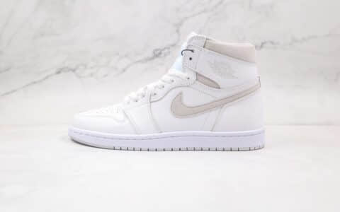 乔丹Air Jordan 1 High 85 Neutral Grey纯原版本高帮AJ1白灰配色板鞋原档案数据开发 货号：BQ4422-100