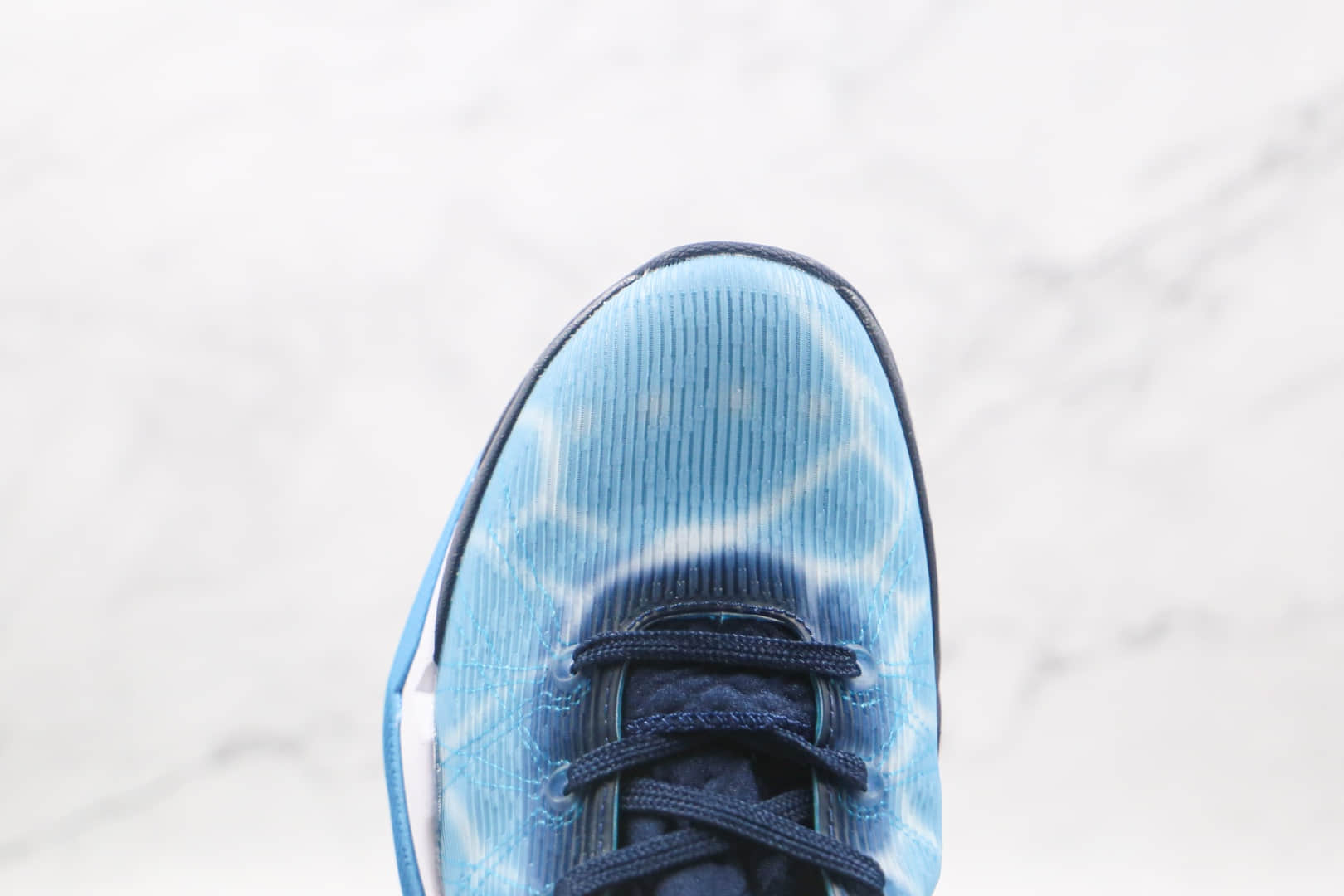 耐克Nike Zoom Kobe VII纯原版本科比7代蓝白色实战篮球鞋内置真实碳板气垫 货号:488371-401