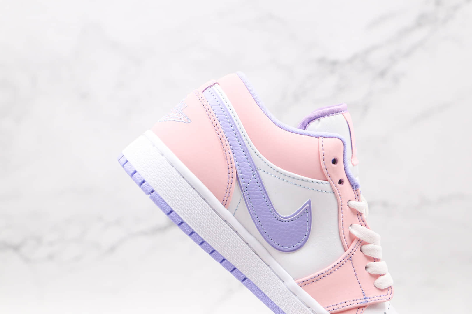 乔丹Air Jordan 1 Low SE Arctic Punch纯原版本低帮AJ1粉白黛紫薰衣草配色板鞋正确后跟定型 货号:CK3022-600