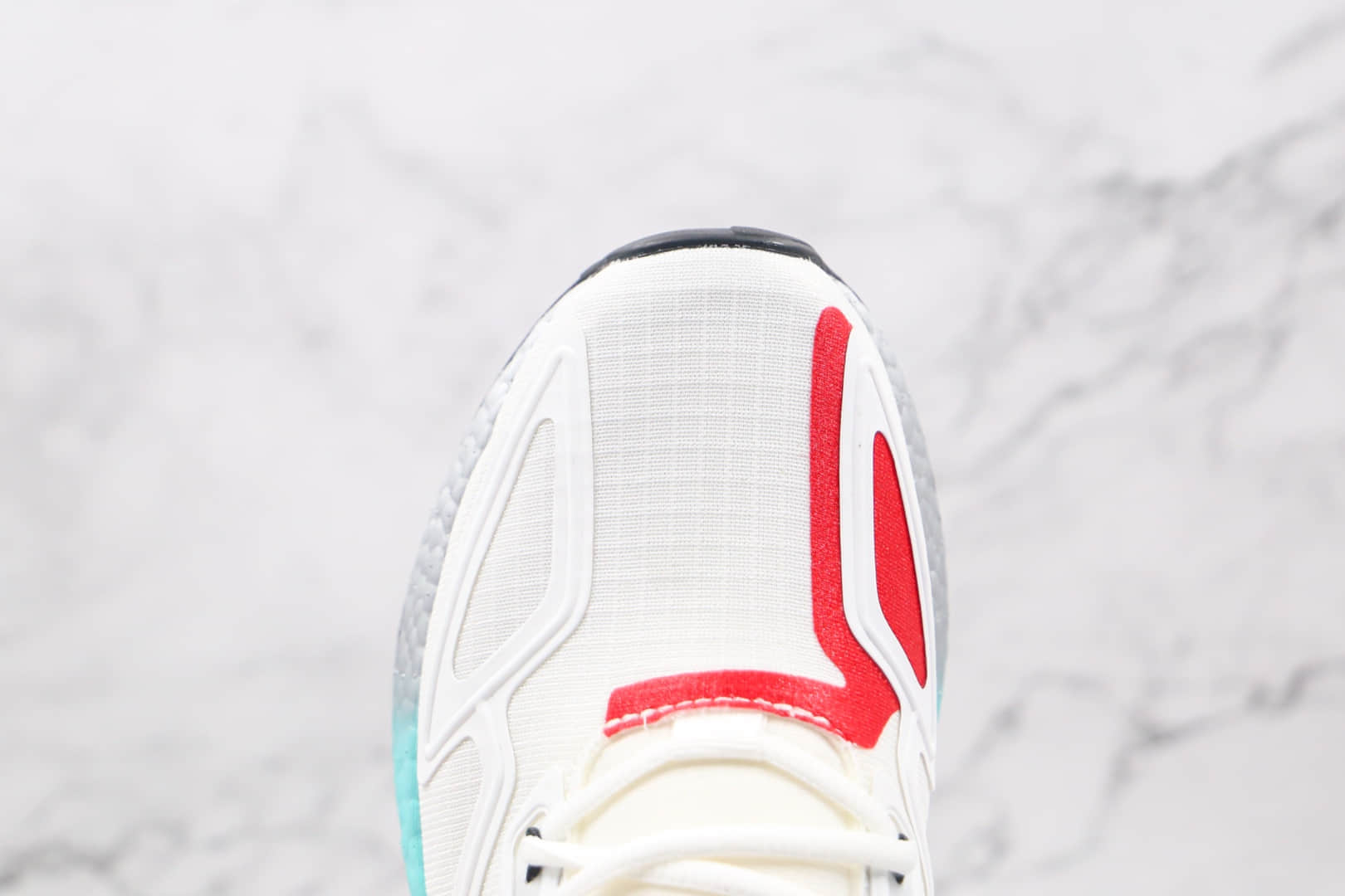 阿迪达斯Adidas Originals ZX 2K Boost纯原版本三叶草爆米花ZX 2K白灰红蓝色跑鞋原档案数据开发 货号：FY7054