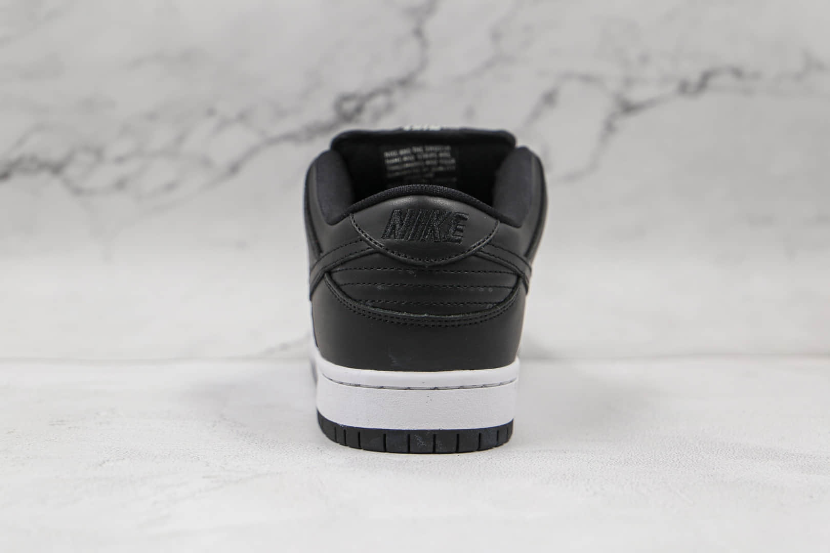 耐克Nike SB Dunk Low纯原版本低帮SB DUNK纯黑色板鞋原楦头纸板打造 货号：CV1727-001