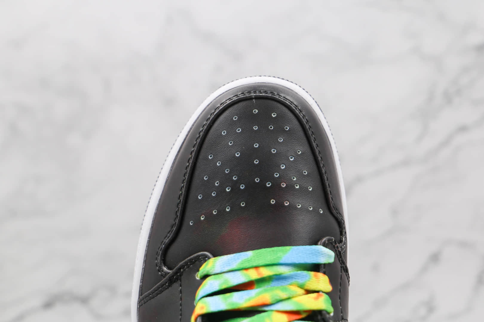 乔丹Air Jordan 1 Low纯原版本低帮AJ1热成像变色龙板鞋原楦头纸板打造 货号：553558-000