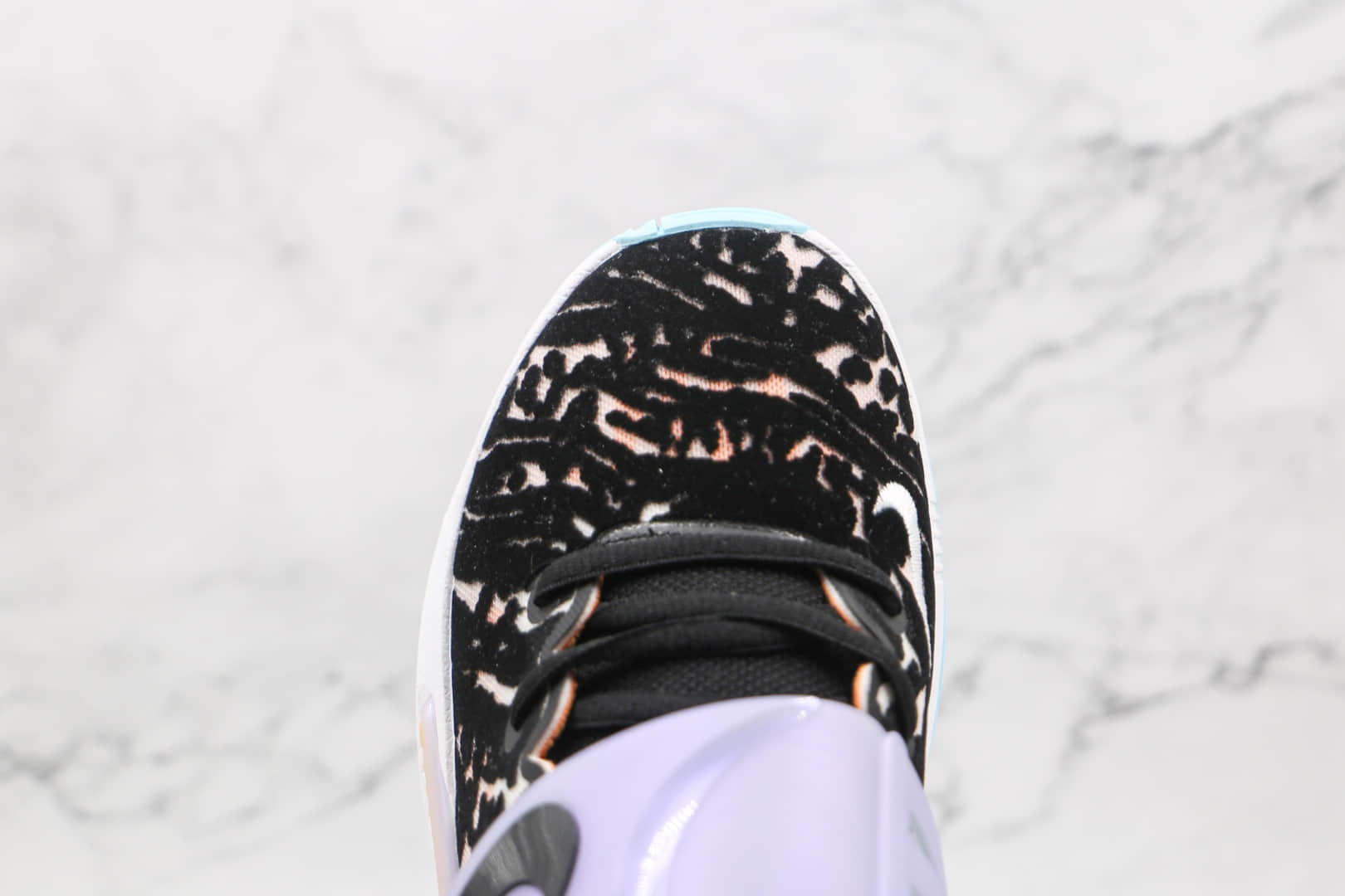 耐克Nike Zoom KD 14纯原版本杜兰特14代黑白色篮球鞋内置气垫支持实战 货号:CZ0170-001