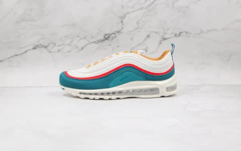 耐克Nike Air Max 97 OG纯原版本白红绿3M反光Max97子弹头气垫鞋内置原厂气垫 货号：DC3494-995