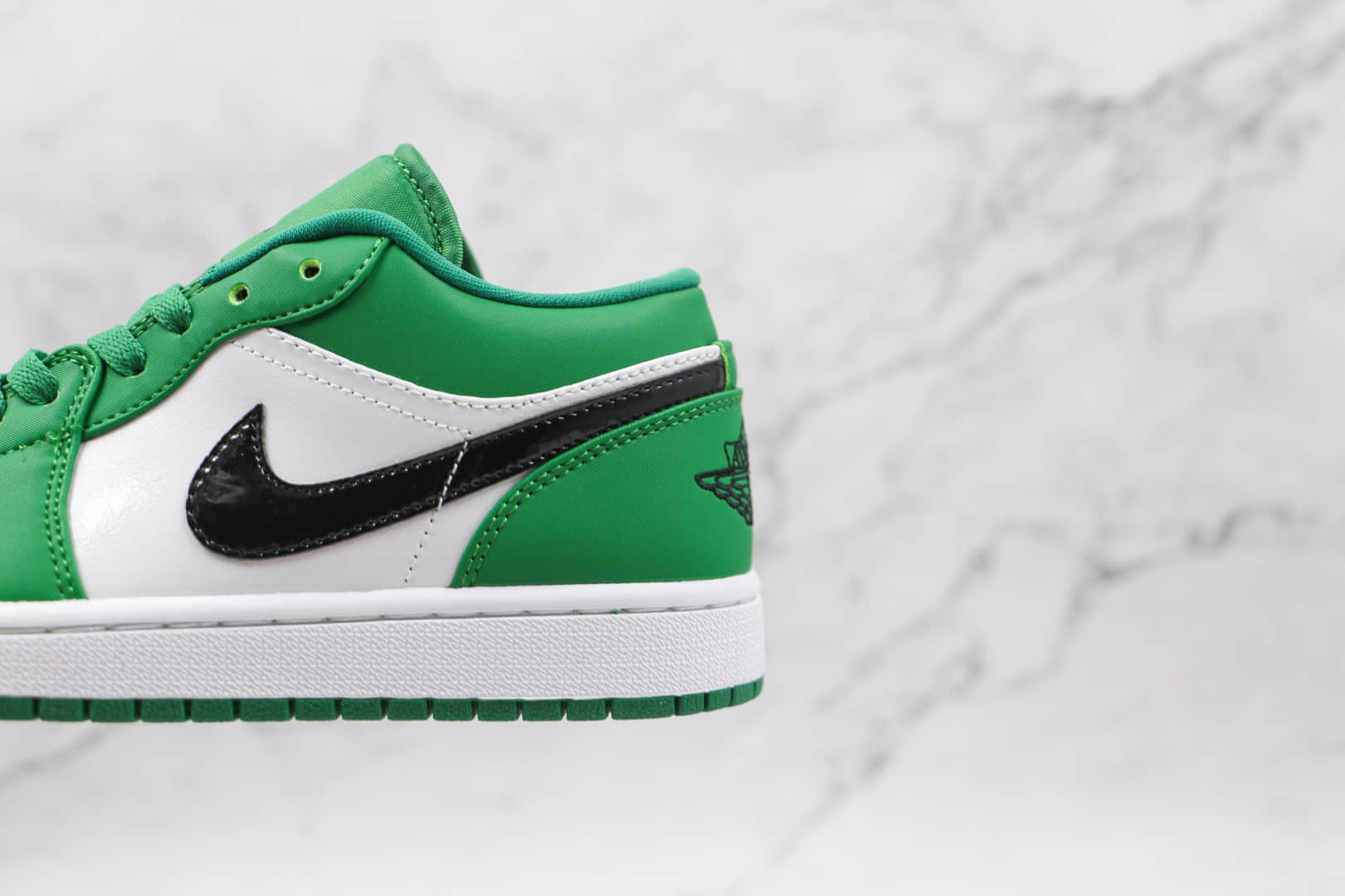 乔丹Air Jordan1 Low纯原版本低帮AJ1白绿色凯尔特人板鞋原盒原标 货号：553560-301