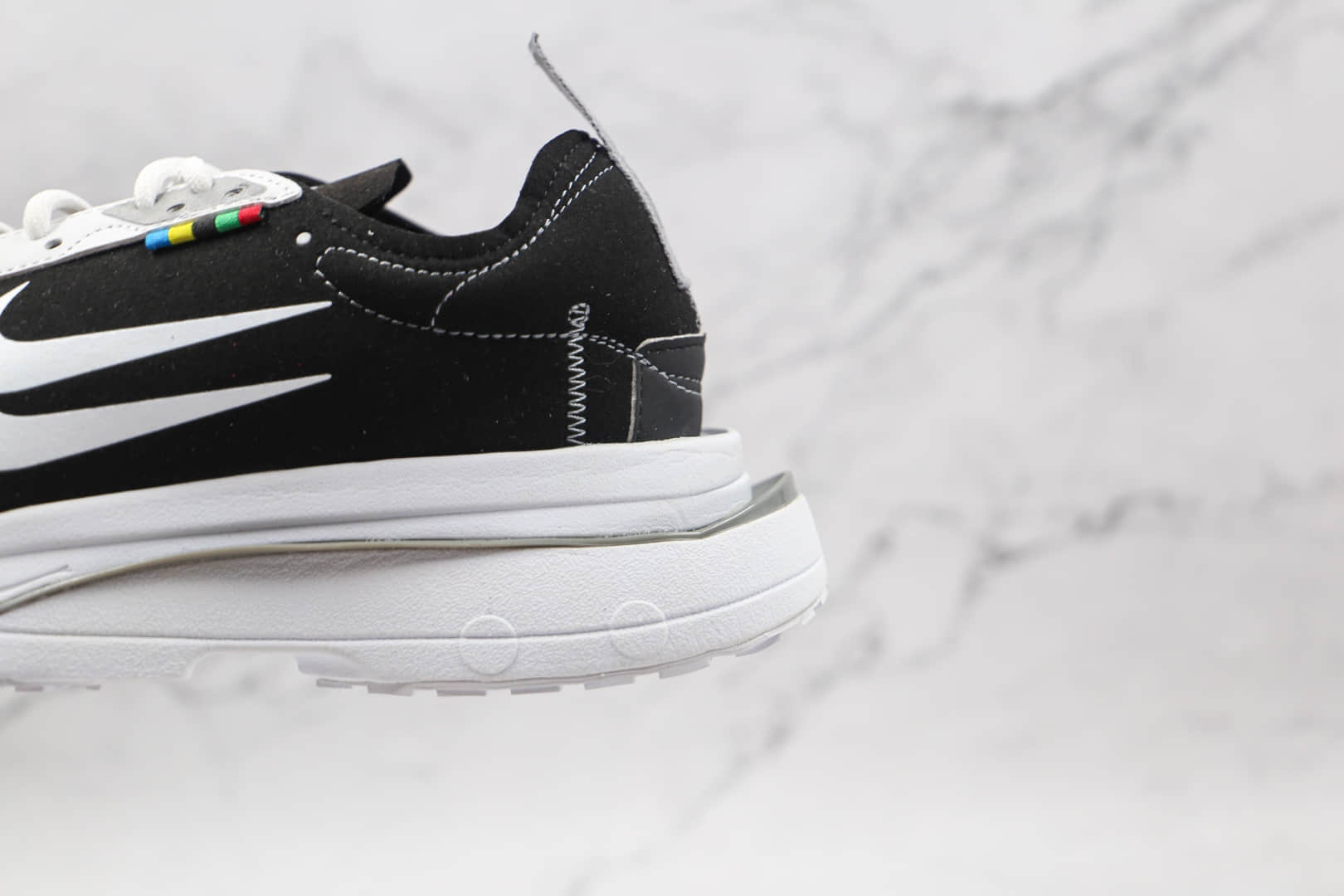 耐克Nike Air Zoom Type N.354公司级版本华夫跑鞋解构老爹鞋白黑鸳鸯双钩原楦打造 货号:DB2622-001