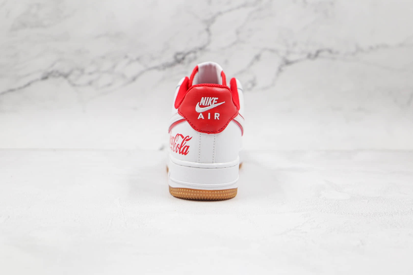 耐克Nike Air Force 1纯原版本可口可乐联名AF1空军一号白红色原标原盒 货号:315122-202