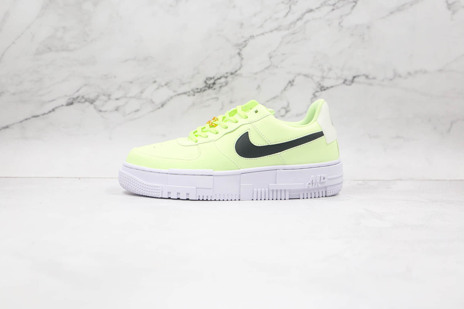 耐克Nike Air Force 1纯原版本低帮AF1夜光空军一号解构板鞋夜光笑脸牛油果绿内置全掌Solo 货号:CT3228-701