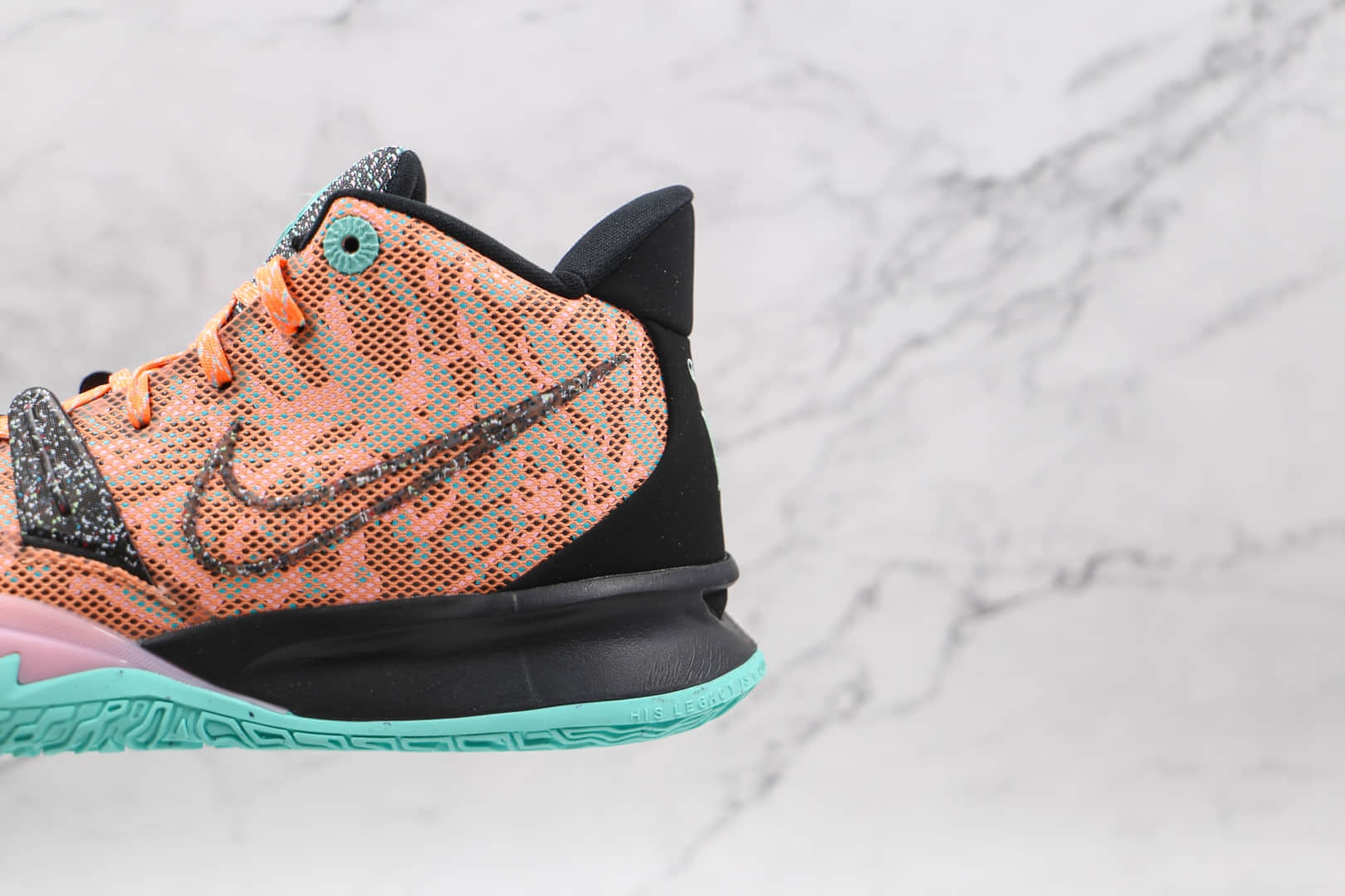 耐克Nike Kyrie 7 EP纯原版本欧文7代全明星黑橙绿色篮球鞋内置气垫支持实战 货号：DD1446-800