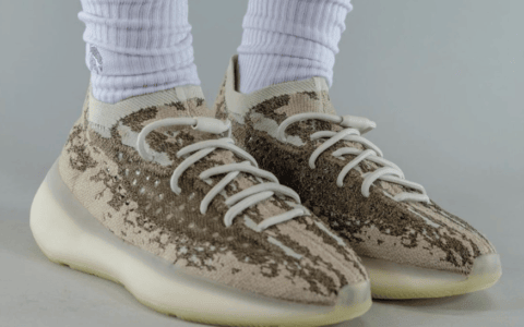 全新Yeezy 380“Stone Salt”曝光！上脚还有点帅！ 货号：GZ0473