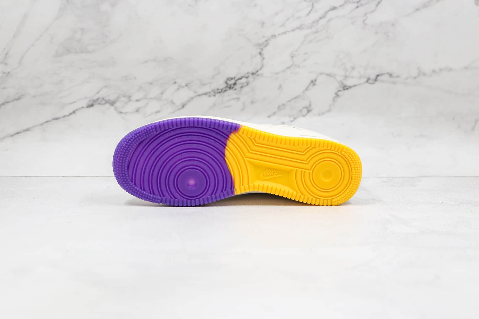 耐克Nike Air Force 1 Low 07纯原版本低帮空军一号紫金湖人洛杉矶城市限定白黄紫色板鞋原盒原标 货号:CT1989-106