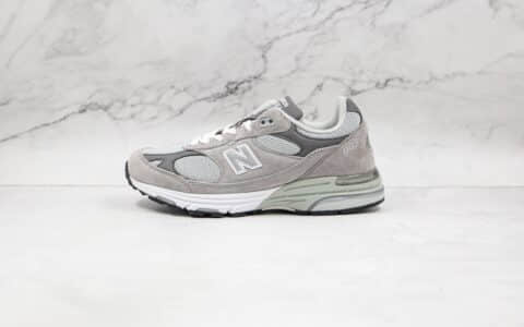新百伦New Balance 993纯原版本复古NB993元组灰配色老爹鞋原楦头纸板打造 货号：MR993GL