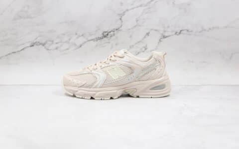 新百伦New Balance 530公司级版本小红书爆款网面复古跑鞋NB530奶茶色原档案数据打造 货号：MR530AA1