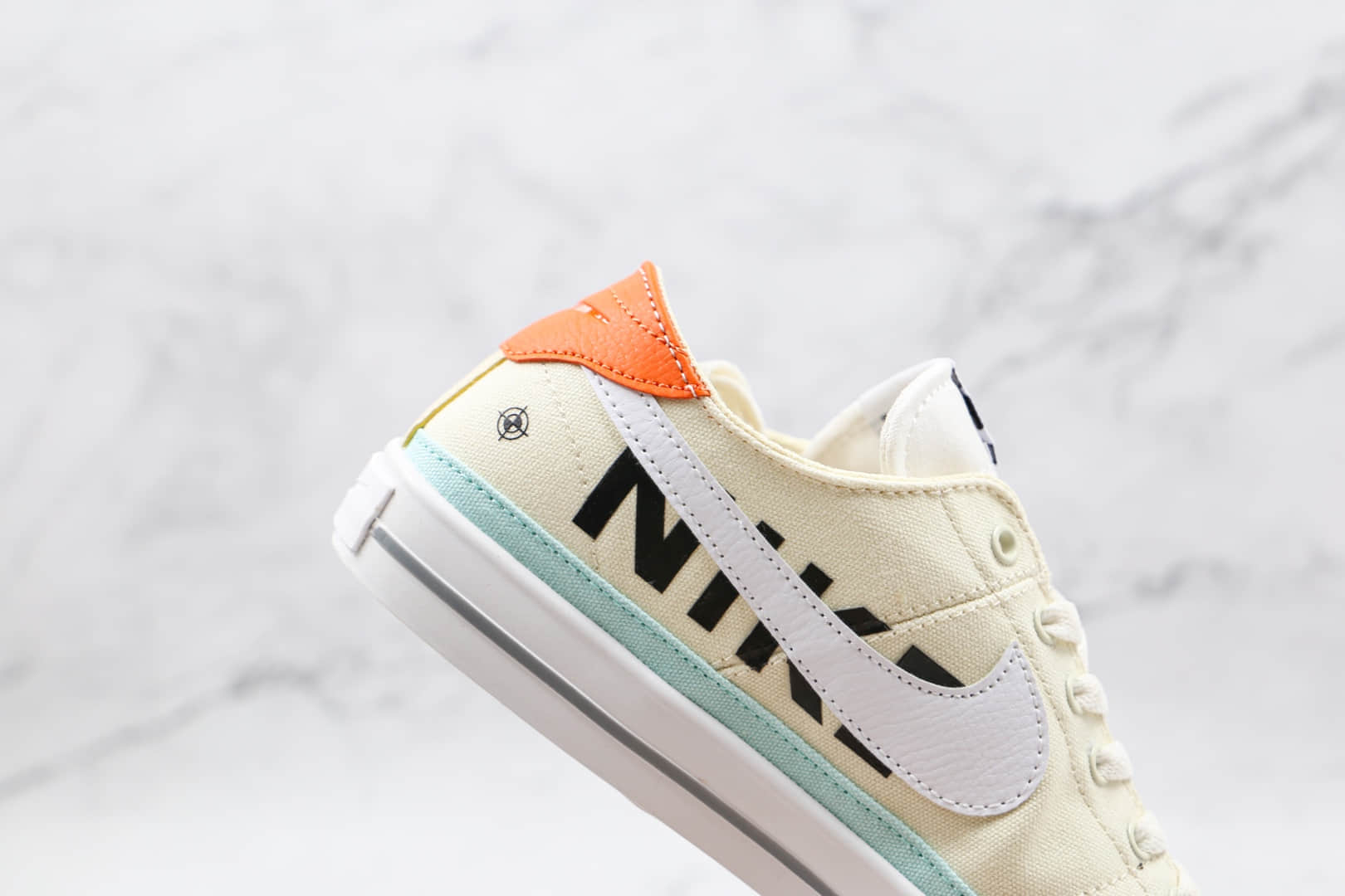 耐克Nike Court Legacy纯原版本帆布椰奶色内侧字母款复古板鞋原档案数据开发 货号:DJ5207-113