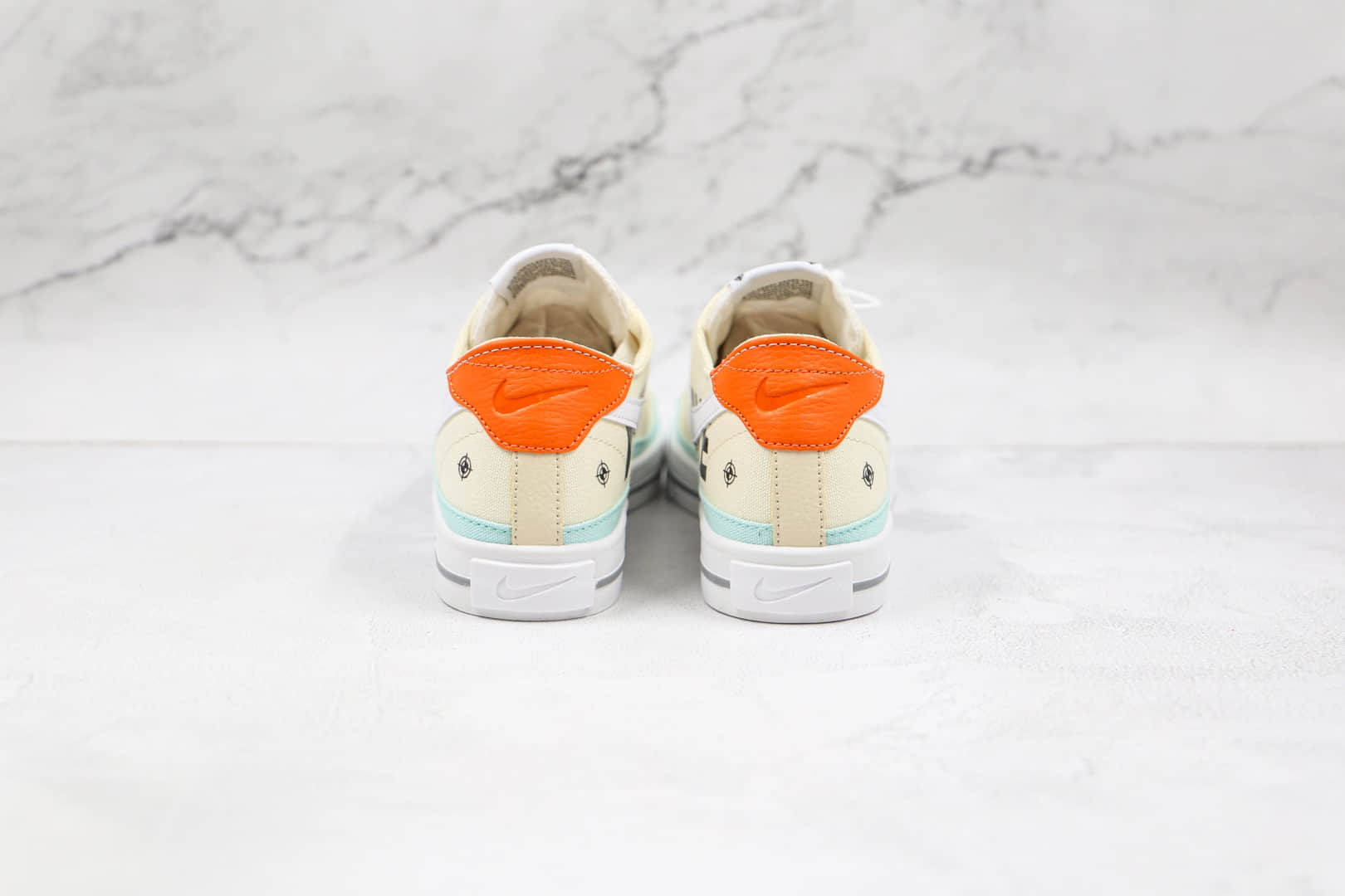 耐克Nike Court Legacy纯原版本帆布椰奶色内侧字母款复古板鞋原档案数据开发 货号:DJ5207-113