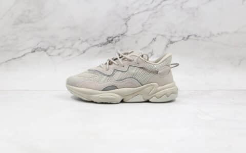 阿迪达斯Adidas OZWEEGO 2021纯原版本网面深灰色水管老爹鞋原楦头纸板打造 货号：GZ2787
